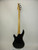 1996 Samick CB-4B Artist Series Fretless 4-String Bass Guitar, Black - Previously Owned