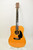 Vintage 70's Aria D-50 Dreadnought Acoustic Guitar, Natural w/ Case - Previously Owned