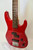 Aria Pro II SLB-2 SLB-Series 4-String Electric Bass Guitar, Red - Previously Owned