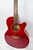 Takamine EG440C Acoustic Electric Guitar, Transparent Red Flame Maple w/ Case - Previously Owned