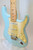 2016 Squier Deluxe Stratocaster Electric Guitar, Maple Fingerboard, Daphne Blue - Previously Owned