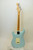 2016 Squier Deluxe Stratocaster Electric Guitar, Maple Fingerboard, Daphne Blue - Previously Owned