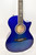 2009 Taylor 612ce Grand Concert Acoustic Electric Guitar, Blue w/ Case - Previously Owned