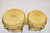 LP Matador Wood Bongos, Natural/Gold - Previously Owned