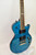 ESP EC-200QM Electric Guitar, See Thru Blue w/ Case - Previously Owned