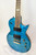 ESP EC-200QM Electric Guitar, See Thru Blue w/ Case - Previously Owned
