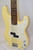 1994 Squier Standard Precision Bass 4-String Electric Bass Guitar, Rosewood Fingerboard, Antique White MIK - Previously Owned