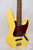 2008 Fender Deluxe Active Jazz Bass, Rosewood Fingerboard, Vintage White w/ Featherweight Case - Previously Owned