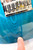 Samick 7-String Electric Guitar, Transparent Blue Made in Korea - Previously Owned - Previously Owned