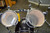 PDP Pacific F-Series 5-Piece Drum Set, Matte Black with Rack Stand & Hardware - Previously Owned