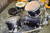 PDP Pacific F-Series 5-Piece Drum Set, Matte Black with Rack Stand & Hardware - Previously Owned