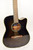 Yamaha A1M Cutaway Dreadnought Acoustic Electric Guitar, Transparent Black - Previously Owned