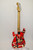 2020 EVH Striped Series Frankenstein Frankie Electric Guitar, Maple Fingerboard, Red with Black Stripes Relic w/ Case - Previously Owned
