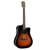 Alvarez DY1TS Yairi Stage Series Dreadnought Cutaway Style Acoustic/Electric Guitar w/ DC1 Case