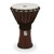 Toca Freestyle II 9" Rope Tuned Djembe, Dark Red Finish