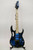 Ibanez JEM77P JEM, Steve Vai Signature Electric Guitar W/ Hard Shell Case, Blue Floral Pattern Finish