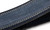 Taylor Blue Denim Strap, Navy Leather Edges, 2"