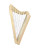 Rees Harps Sharpsicle Harp, 26 Strings, Natural Maple Finish, Made in the USA