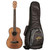Oscar Schmidt OU57K Spalted Mango Baritone Ukulele with Gig Bag