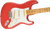 Fender Vintera Road Worn ® '50s Stratocaster ®, Maple Fingerboard, Fiesta Red w/ Deluxe Gigbag