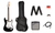 Fender Stratocaster ® Pack, Laurel Fingerboard, Black Includes Amp, Gig Bag, Tuner, Strap, Picks, Lessons