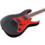 Ibanez Gio Series GRG131DX Electric Guitar Black Flat w/ Red Pickguard