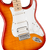 Fender Affinity Series   Stratocaster ® FMT HSS, Maple Fingerboard, White Pickguard, Sienna Sunburst