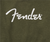 Fender Spaghetti Logo Pullover, Army Green, XL Fender Spaghetti Logo Pullover, Army Green, XL