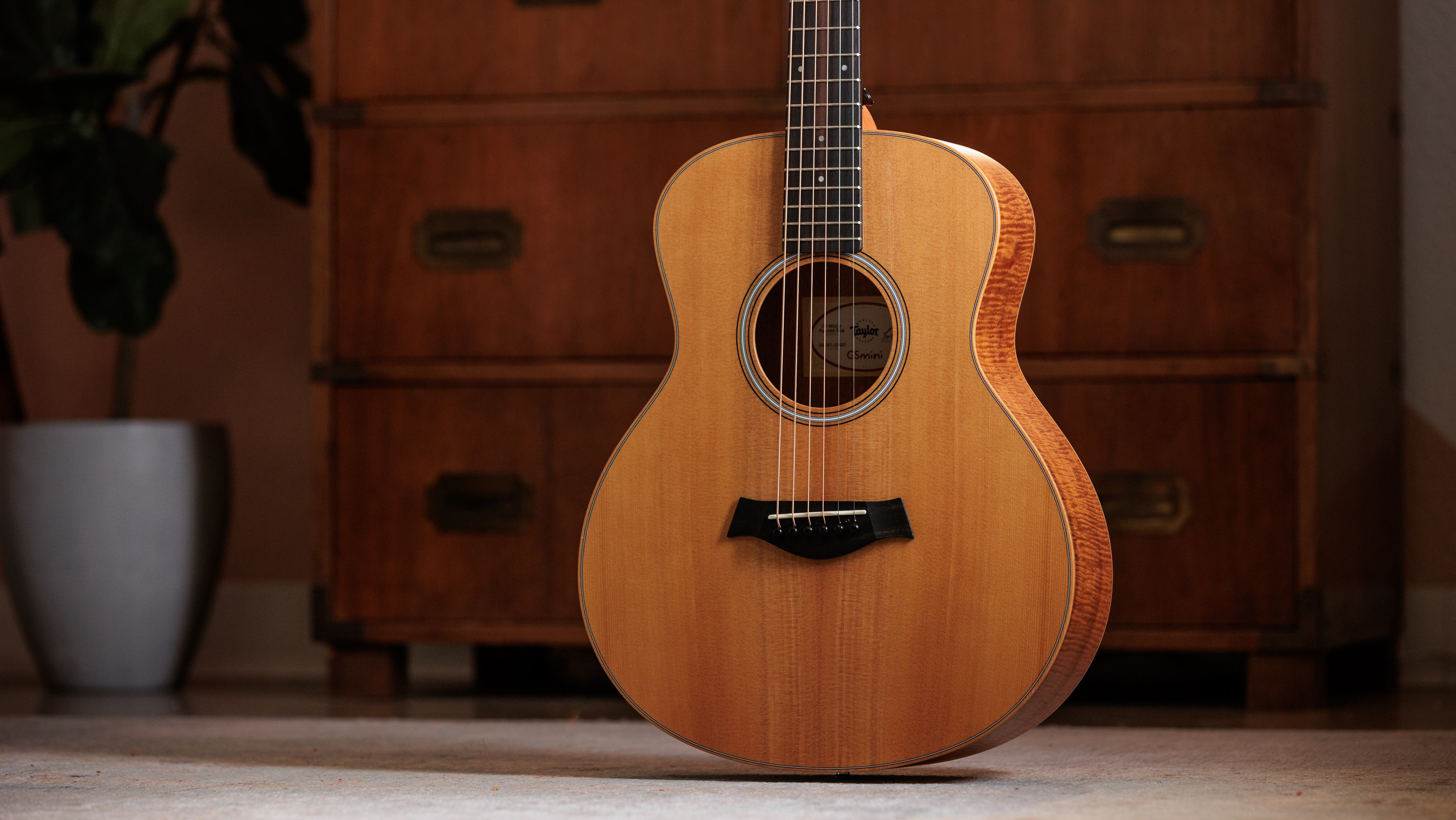 Taylor GS Mini-e LTD Figured Koa, Torrefied Spruce Top, Layered