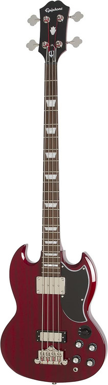 Epiphone SG Bass Guitar - EB-3 2-Pickup, Cherry - Bill's Music