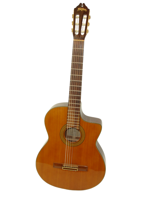 Washburn C64SCE Classical Acoustic Electric Guitar, Natural