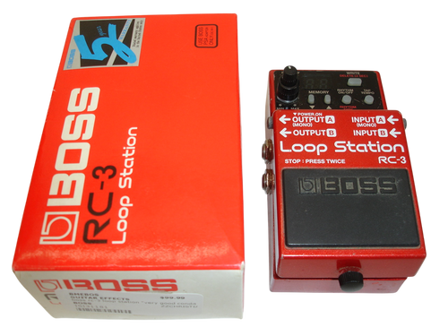 ギター BOSS RC-3 Loop Station Amazon.com: Boss RC-3 Loop Station Guitar Effects Pedal