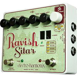 ギター Electro-Harmonix Ravish Sitar Amazon.com: Electro-Harmonix Ravish Sitar Emulator Pedal : Musical