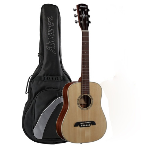 Alvarez RT26 Regent 26 Series Travel Dreadnought, Natural Finish w