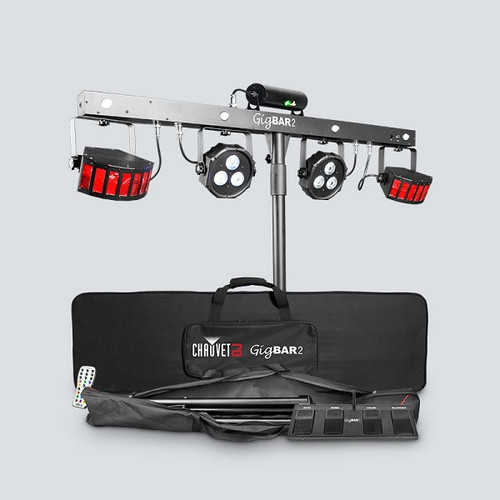 Chauvet GigBAR 2 Ultimate Pack-n-Go 4-in-1 Lighting System