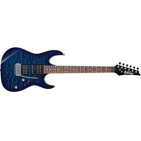 Ibanez Gio GRX70QA Electric Guitar - Transparent Blue Burst