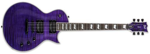 ESP LTD EC-1000, Flamed Maple, See Thru Purple, Seymour