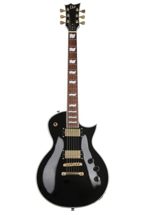 ESP LEC256BLK EC Series Electric 6-String Mahogany Guitar (Black