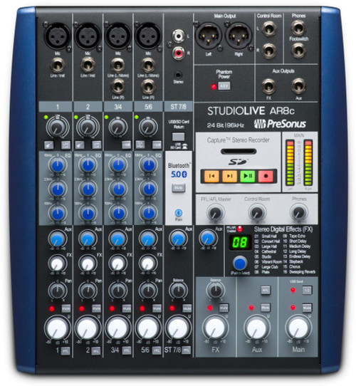 Presonus StudioLive® AR8c 8-channel USB-C™ Compatible Audio