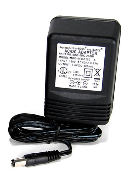 Electro-Hamronix 9.6V / 200mA USA Power Adaptor - Bill's Music