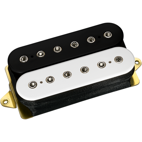 Dimarzio Super Distortion humbucker Pickup, F-spaced, black/white