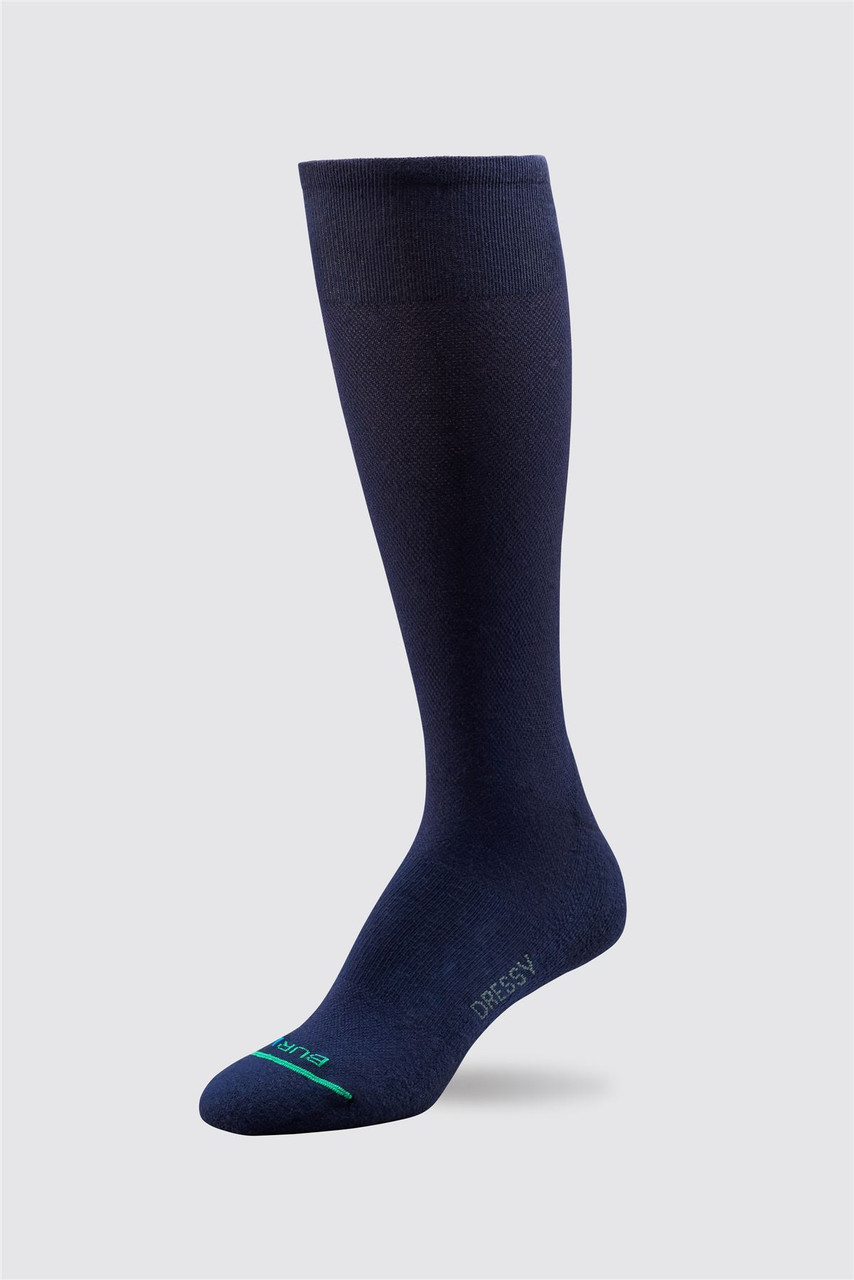 Dressy Cotton Mid Calf Mesh Crew Sock | BURLIX