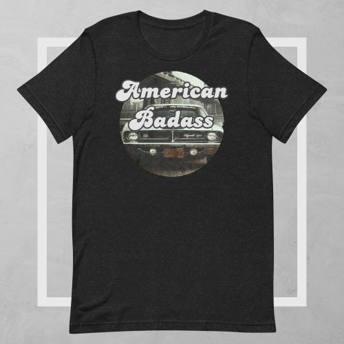 American Baddass Hemi Cuda t-shirt
