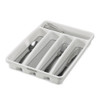 madesmart Mini 5 Compartment Cutlery Tray - White