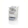 elfa Drawer System 35 Mesh Drawer 3 Runner - White