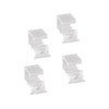 elfa Clear Basket Stoppers x 4