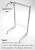 Elfa White Freestanding Upright