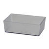 elfa Utility Reversible Shelf Tray Box Rectangle - Frosted