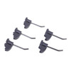 elfa Utility Pegboard Hook Short Tool 5-Pack - Grey