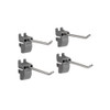 elfa Utility Pegboard Hook Long Tool 4-Pack - Grey